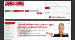 Desktop Screenshot of berger-shop.de